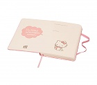 Notes Moleskine Hello Kitty w linię, kieszonkowy [9x14cm], różowa płócienna twarda oprawa (Moleskine  Hello Kitty Premium Limited Edition Notebook Ruled Pocket Hard Cover)