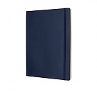 Notatnik Moleskine XL(19x25cm) w kropki granatowy miękka oprawa (Moleskine Dotted Notebook Extra Large Sapphire Blue)