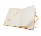 Notatnik Moleskine L(13x21cm) czysty żółto-pomarańczowy twarda oprawa (Moleskine Plain Notebook Large Orange-Yellow)