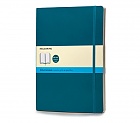 Notatnik Moleskine XL(19x25cm) w kropki morski miękka oprawa (Moleskine Dotted Notebook Extra Large Reef Blue)