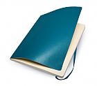 Notatnik Moleskine XL(19x25cm) czysty morski ciemny miękka oprawa (Moleskine Plain Notebook Extra Large Reef Blue)