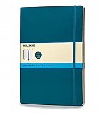 Notatnik Moleskine L(13x21cm) w kropki morski miękka oprawa (Moleskine Dotted Notebook Large Reef Blue)