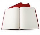 Zestaw 3 zeszytów Moleskine Cahier XL ekstra duże (19x25 cm) Czyste Bordowe/Żurawinowe Miękka oprawa (Moleskine Cahiers Cranberry Red Set of 3 Plain Journals Soft Cover) - 9788862931090