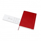 Kalendarz Moleskine 2022 12M rozmiar XL (bardzo duży 19x25 cm) Tygodniowy Czerwony/ Szkarłatny Miękka oprawa (Moleskine Weekly Notebook Diary/Planner 2022 Extra Large Scarlet Red Soft Cover) - 8056420855876