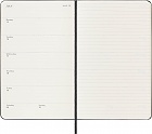 Kalendarz Moleskine 2023-2024 18-miesięczny rozmiar L (duży 13x21 cm) Tygodniowy Czarny Twarda oprawa (Moleskine Weekly Notebook Diary/Planner 2023/2024 Large Hard Black Cover) - 8056598856910