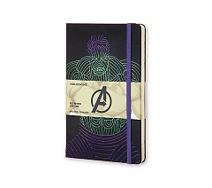Notatnik Moleskine Avengers Hulk L duży (13x21cm) Twarda Oprawa (Moleskine The Avengers Hulk Limited Edition Notebook Large Ruled Hard Cover) - 8055002852715