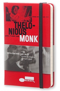 Notes Moleskine Blue Note IN JAZZ w linię, mały [9x14 cm] czerwona oprawa (Moleskine IN JAZZ Limited Edition Ruled Pocket Hard Cover) - 8051272891195