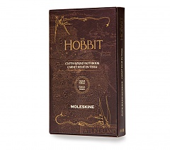 Notes Moleskine Hobbit Box w linie, duży [13x21 cm] brązowy (Moleskine Hobbit Box Limited Edition Ruled Large Hard Nutmeg Brown Cover)