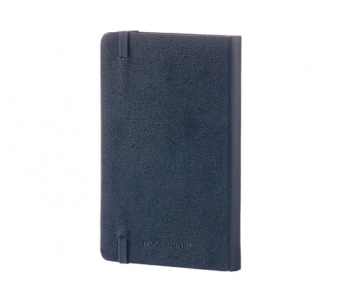Notatnik Moleskine P kieszonkowy (9x14 cm) Czysty Szafirowy/Granatowy Twarda oprawa (Moleskine Plain Notebook Pocket Hard Sapphire Blue) - 8051272893649