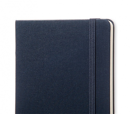 Notes Moleskine Two-Go o kartkach czystych i w linię granatowy średni[11,5x18 cm.] (Moleskine Two-Go Notebook Medium Ruled-Plain Oriental Blue)