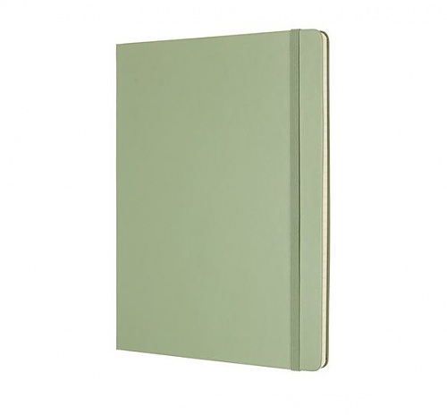 Notatnik Moleskine XL(19x25cm) w linię pistacja miękka oprawa (Moleskine Ruled Notebook Extra Large Willow Green)