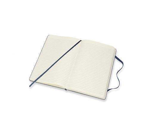 Notes Moleskine BLEND w linię granatowa jodełka duży [13x21 cm.] (Moleskine Blend Ruled Notebook LARGE)
