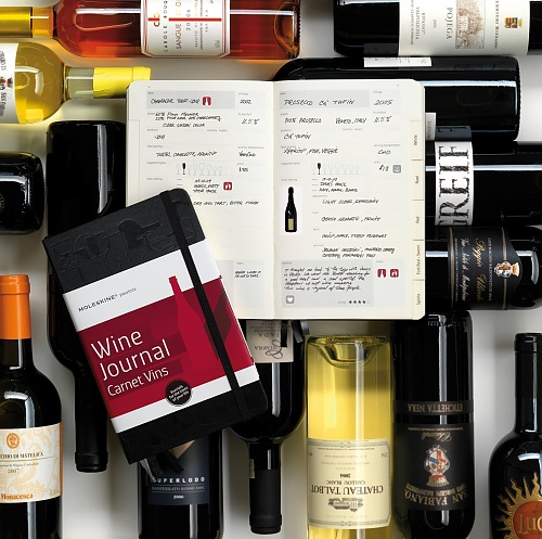 Notatnik Moleskine Passions dla Koneserów Wina rozmiar L (duży 13x21 cm) (Moleskine Passion Journal Wine Large Hard Cover)