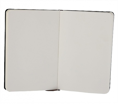 Notatnik Moleskine P kieszonkowy (9x14 cm) Czysty Czarny Twarda oprawa (Moleskine Plain Notebook Pocket Hard Black) - 9788883701030