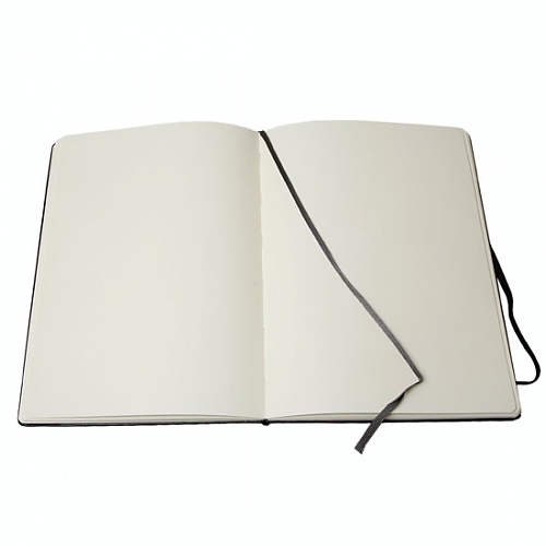 Notatnik Moleskine Folio A4(21x30cm) czysty czarny twarda oprawa (Moleskine Folio Notebook Plain A4)