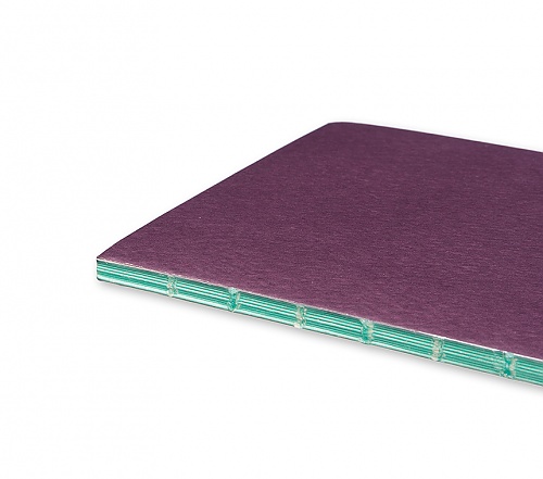 Zeszyt Moleskine Chapters w linię [9,5x18cm], purpurowy (Moleskine Chapters Journal Slim Medium Ruled)