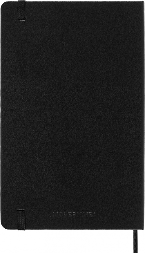 Kalendarz Moleskine 2024 12M rozmiar L (duży 13x21 cm) Wertykalny Tygodniowy Czarny Twarda oprawa (Moleskine Weekly Vertical Diary/Planner 2024 Large Black Hard Cover) - 8056598856873