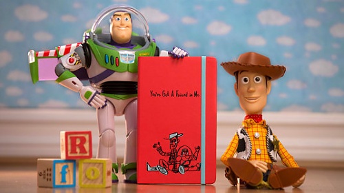 Notatnik Moleskine Toy Story L duży (13x21 cm) w Linię Czerwony / Koralowy Twarda Oprawa (Moleskine Toy Store Limited Edition Ruled Large Geranium Red Hard Cover) - 8051272893144