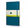 Notatnik Moleskine L(13x21cm) czysty morski miękka oprawa (Moleskine Plain Notebook Large Reef Blue) Notatnik Moleskine L(13x21cm) czysty morski miękka oprawa (Moleskine Plain Notebook Large Reef Blue)
