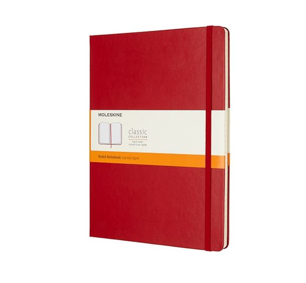 Notatnik Moleskine XL(19x25cm) w linię czerwony twarda oprawa (Moleskine Ruled Notebook Extra Large Scarlet Red) Notatnik Moleskine XL(19x25cm) w linię czerwony twarda oprawa (Moleskine Ruled Notebook Extra Large Scarlet Red)