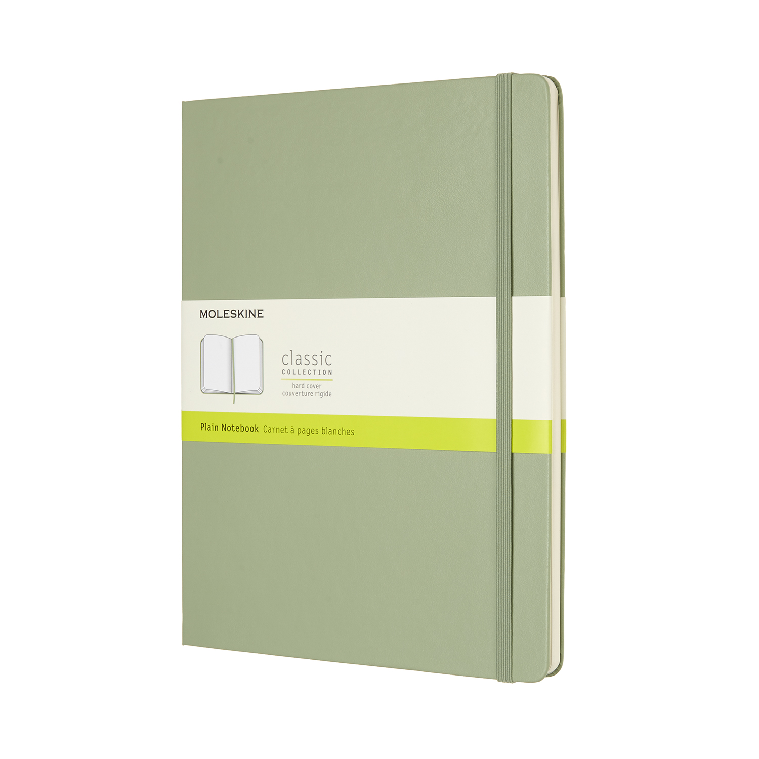 Notatnik Moleskine XL(19x25cm) czysty pistacja twarda oprawa (Moleskine Plain Notebook Extra Large Willow Green) Notatnik Moleskine XL(19x25cm) czysty pistacja twarda oprawa (Moleskine Plain Notebook Extra Large Willow Green)