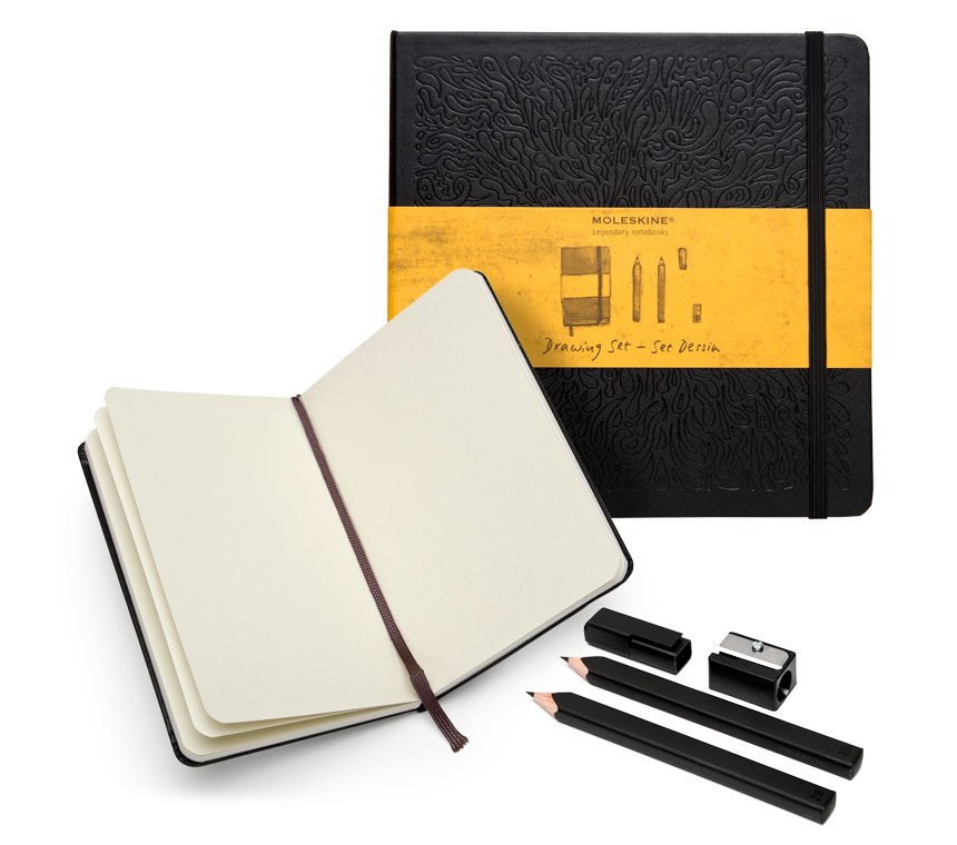 Zestaw Moleskine GIFT BOX dla rysownika (Moleskine Drawing Box) Zestaw Moleskine GIFT BOX dla rysownika (Moleskine Drawing Box)