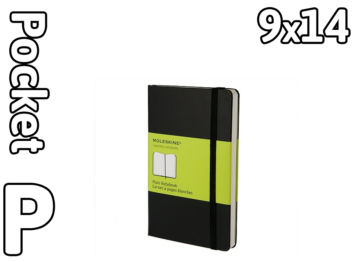 Notatniki klasyczne kieszonkowe P [9x14 cm] (Moleskine Classic Notebooks Pocket)