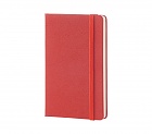 Notatnik Moleskine P(9x14cm) w kratkę ceglany twarda oprawa (Moleskine Squared Notebook Pocket Coral Orange)