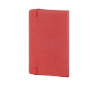 Notatnik Moleskine P(9x14cm) w kratkę ceglany twarda oprawa (Moleskine Squared Notebook Pocket Coral Orange)