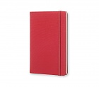 Notes Moleskine Two-Go o kartkach czystych i w linię bordowy średni[11,5x18 cm.] (Moleskine Two-Go Notebook Medium Ruled-Plain Raspberry Red)