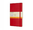 Notatnik Moleskine L duży (13x21cm) w Linie Czerwony Miękka oprawa (Moleskine Ruled Notebook Large Soft Scarlet Red) - 8055002854634