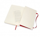 Notatnik Moleskine L duży (13x21cm) w Linie Czerwony Miękka oprawa (Moleskine Ruled Notebook Large Soft Scarlet Red) - 8055002854634