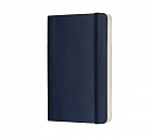 Notatnik Moleskine P kieszonkowy (9x14 cm) Czysty Szafirowy/Granatowy Miękka oprawa (Moleskine Plain Notebook Pocket Soft Sapphire Blue) - 8055002854726