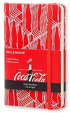 Notes Moleskine Coca Cola w linię, mały [9x14cm] czerwony (Moleskine Coca Cola Limited Edition Ruled Pocket Hard Cover) - 8051272891249