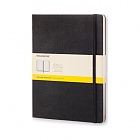 Notatnik Moleskine XL ekstra duży (19x25 cm) w Kratkę Czarny Twarda oprawa (Moleskine Squared Notebook Extra Large Hard Black) - 8051272895292