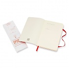 Notatnik Moleskine P kieszonkowy (9x14 cm) w Kropki Czerwony / Szkarłatny Miękka oprawa (Moleskine Dotted Notebook Pocket Soft Scarlet Red) - 8055002854627