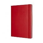 Notatnik Moleskine XL ekstra duzy (19x25 cm) w Kropki Czerwony / Szkarłatny Twarda oprawa (Moleskine Dotted Notebook Extra Large Scarlet Red Hard Cover) - 8055002855112