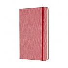 Notes Moleskine BLEND w linię czerwona jodełka duży [13x21 cm.] (Moleskine Blend Ruled Notebook LARGE)
