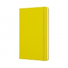 Notatnik Moleskine L duży (13x21cm) Czysty Żółty Mlecz Twarda oprawa (Moleskine Plain Notebook Large Dandelion Yellow Hard Cover) - 8058341715406