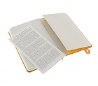Notatnik Moleskine P kieszonkowy (9x14 cm) w Kratkę Żółto-Pomarańczowy Twarda oprawa (Moleskine Squared Notebook Pocket Hard Orange-Yellow) - 9788866136347