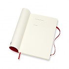 Kalendarz Moleskine 2021 12M rozmiar L (duży 13x21 cm) Horyzontalny Tygodniowy Czerwony Miękka oprawa (Moleskine Weekly Horizontal Notebook Diary/Planner 2021 Large Scarlet Red Soft Cover)