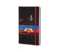 Batman Vs Superman - Notes Moleskine Superman w linię, duży [13x21cm] (Batman Vs Superman Limited Edition Notebook Large Ruled Hard Black (Superman) )