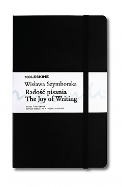 Notes Moleskine Wisława Szymborska - "Radość pisania" w linię, duży [13x21cm] czarny, twarda oprawa (Moleskine The Joy of Writing Limited Edition Ruled Large Hard Cover) - 8058341710098