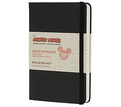 Notes kieszonkowy Moleskine Mickey Mouse w linię, [9x14 cm] czarny (Moleskine Mickey Mouse Limited Edition Ruled Pocket Hard Cover)