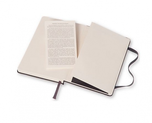 Notatnik Moleskine P kieszonkowy (9x14 cm) w Kropki Czarny Twarda oprawa (Moleskine Dotted Notebook Pocket Hard Black) - 8051272895285