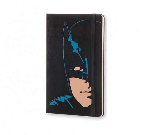 Kalendarz-terminarz książkowy Moleskine \"Batman\" duży [13x21 cm] tygodniowy 2017 czarny, twarda oprawa (Moleskine Weekly Diary/Planner 2017 \"Batman\" Large Hard Cover)