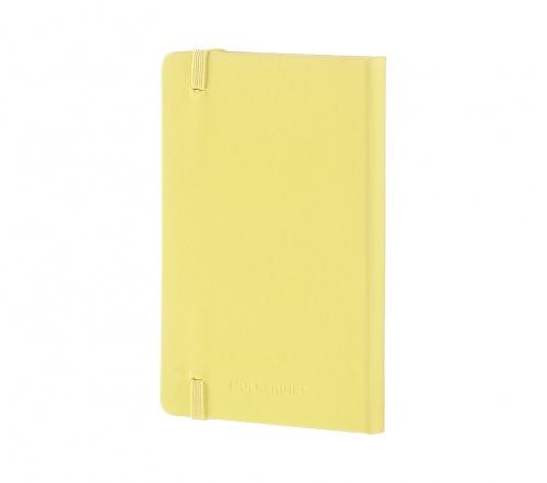 Notatnik Moleskine P kieszonkowy (9x14 cm) w Linie Cytrynowy Twarda oprawa (Moleskine Ruled Notebook Pocket Citron Yellow) - 8051272893595