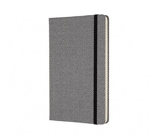 Notes Moleskine BLEND w linię czarna jodełka duży [13x21 cm.] (Moleskine Blend Ruled Notebook LARGE)