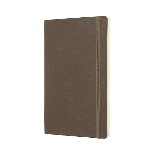 [STARY]Notatnik Moleskine L(13x21cm) czysty brązowy miękka oprawa (Moleskine Plain Notebook Large Earth Brown)
