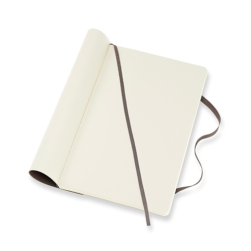[STARY]Notatnik Moleskine L(13x21cm) czysty brązowy miękka oprawa (Moleskine Plain Notebook Large Earth Brown)